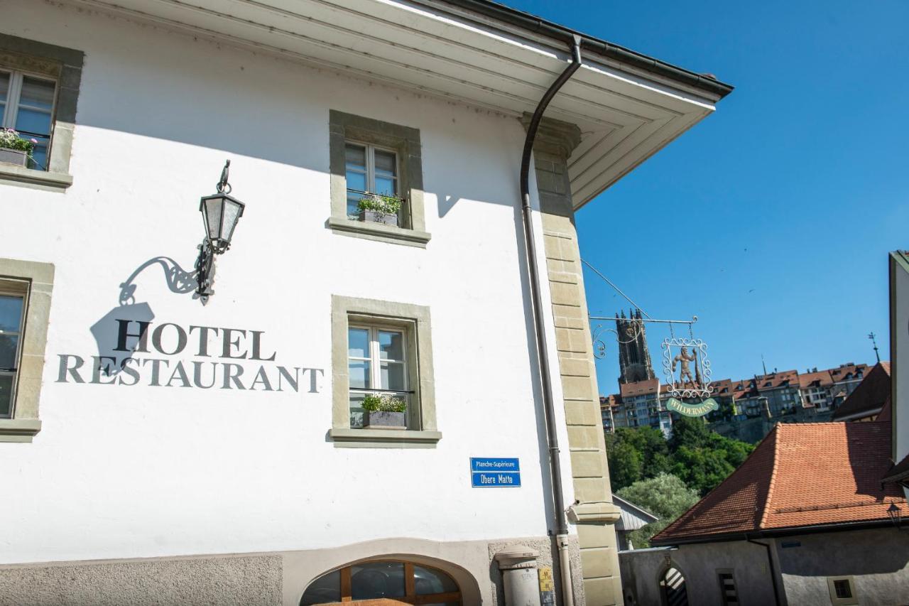 Hotel Le Sauvage Freiburg im Üechtland Exterior foto